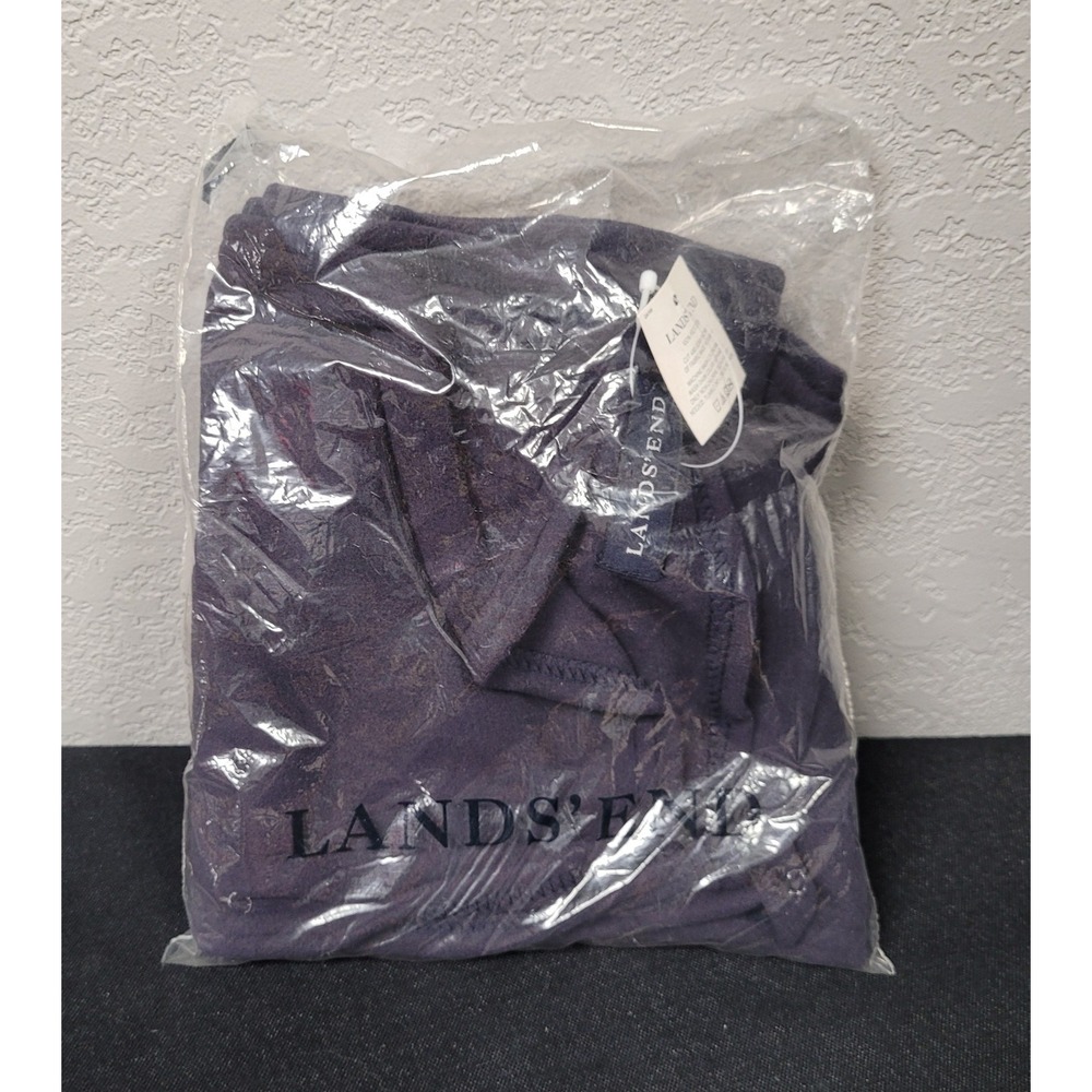 Lands' End Unisex Adult Navy Blue Fleece Scarf - New with Tags, in Package